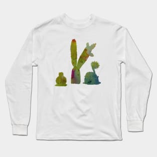 Cacti art Long Sleeve T-Shirt